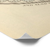 Zeittabelle Poster (Ecke)