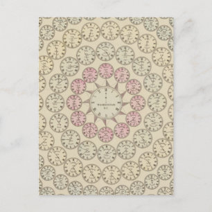 Zeittabelle Postkarte