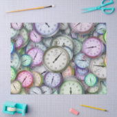 Zeittaschentuch Seidenpapier (Basteln)