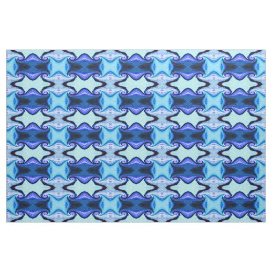 Zeittunnel blau stoff (Fat Quarter (45,7 x 55,9 cm))