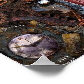 Zeittür Poster (Ecke)