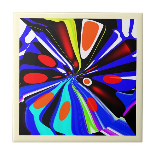 Zeitüberschreitung Fliese (Vorderseite)