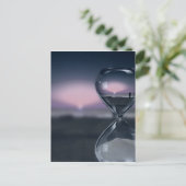 Zeitüberschreitung Postkarte (Stehend Vorderseite)