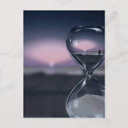 Zeitüberschreitung Postkarte (Vorderseite)