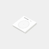 Zeitüberwachung Post-it Klebezettel (angewinkelt)