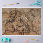 Zeituhren Collagen City Decoupage Tissue Paper Seidenpapier (Basteln)