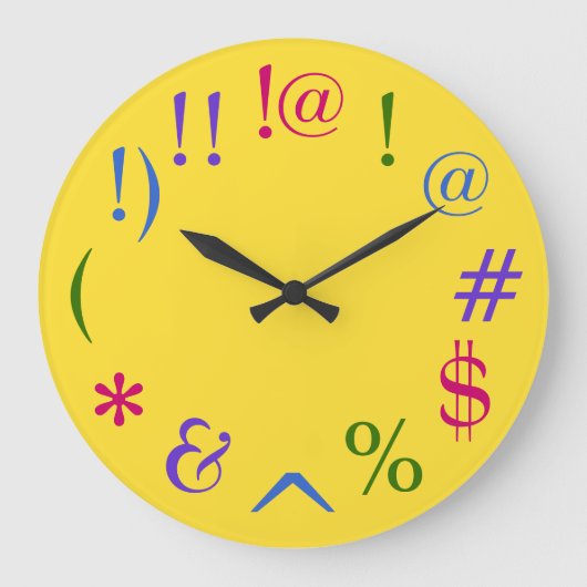 Zeitumschaltuhr Große Wanduhr (Vorderseite)