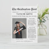 Zeitung Abschluss Ankündigung Party Foto (Stehend Vorderseite)