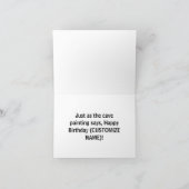 Zeitung Ägyptische Höhle Humour Funny Geburtstag Karte (Innenseite)