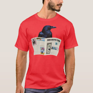 Zeitung Breaking News Raven TShirtZeitung Brea T-Shirt