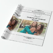 Zeitung Bridesmaid Bouquet Vorschlag Retro Geschenkpapier (Ungerollt)
