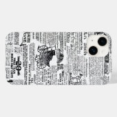 Zeitung Case-Mate iPhone Hülle (Rückseite (Horizontal))