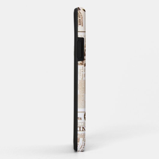 Zeitung Case-Mate iPhone Hülle (Hinten/Rechts)