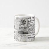 Zeitung collage1, Zeitung collage1 Kaffeetasse (VorderseiteRechts)