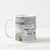 Zeitung collage1, Zeitung collage1 Kaffeetasse (Links)