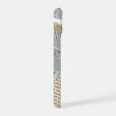 Zeitung Collage Phone Case iPhone 15 Hülle (Rechte Seite)