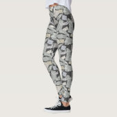 Zeitung Cutting Muster 01x4.b DGrey Leggings (Links)