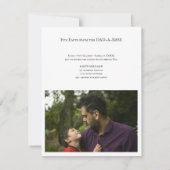 Zeitung Einzigartig 2 Foto Glückwunschkarte des Va (Rückseite)