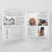 Zeitung Einzigartige Weihnachtskarte Was für ein J Karte (Innenseite)