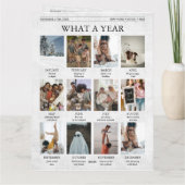 Zeitung Einzigartige Weihnachtskarte Was für ein J Karte (Rückseite)