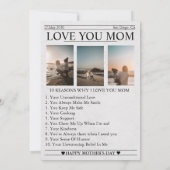 Zeitung Einzigartiger Spaß Foto Glückwunschkarte M Karte (Rückseite)