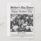 Zeitung Einzigartiger Spaß Foto Glückwunschkarte M Karte (Vorderseite)