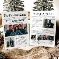 Zeitung Einzigartiger Spaß Was für ein Jahr Foto W