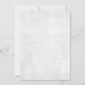 Zeitung Einzigartiges Foto Ästhetische Babydusche Einladung (Rückseite)