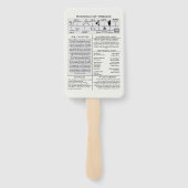 Zeitung Einziges Foto Hochzeitsfeier Timeline Fächer (Rückseite)