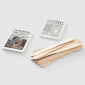 Zeitung Einziges Foto Hochzeitsfeier Timeline Fächer (Non-assembled)