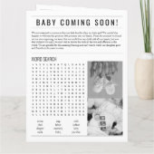 Zeitung Es ist eine Baby-Gender-Offenbarung Karte (Rückseite)