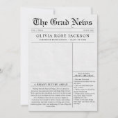 Zeitung-Foto-Abschluss Ankündigung (Vorderseite)