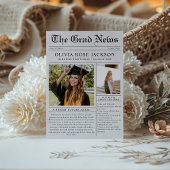 Zeitung-Foto-Abschluss Ankündigung