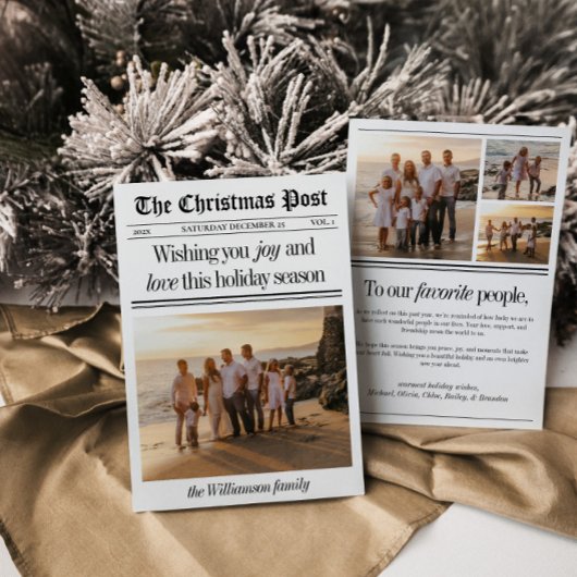 Zeitung Foto Weihnachten