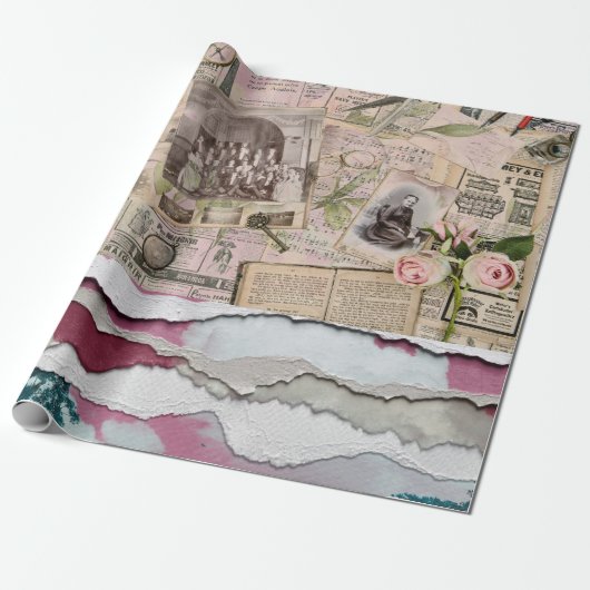 Zeitung Geschenkpapier (Ungerollt)