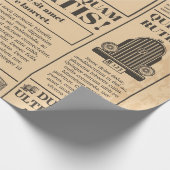 Zeitung Geschenkpapier (Ecke)
