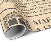 Zeitung Geschenkpapier (Rolleneckpunkt)