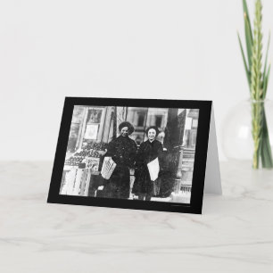 Zeitung Girls Hartford, CT 1909 Karte