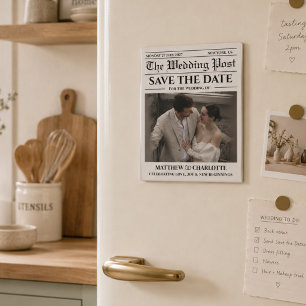 Zeitung Heiratsantrag Magnet