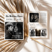 Zeitung Hochzeitliche Einladung Western Cowgirl