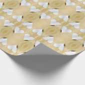 Zeitung hört traditionelle Wrap zum ersten Jahrest Geschenkpapier (Ecke)