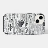 Zeitung iPhone Hülle (Rückseite (Horizontal))