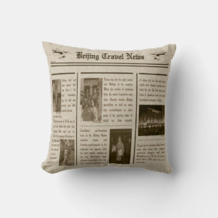 Zeitung Kissen