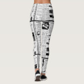 ZEITUNG LEGGINGS (Rückseite)