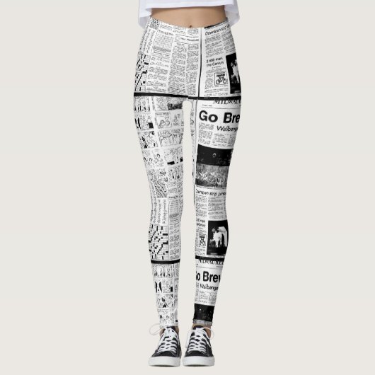 ZEITUNG LEGGINGS (Vorderseite)