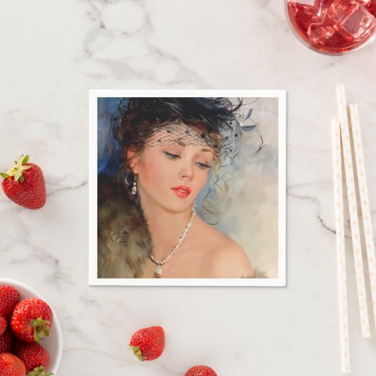 Zeitung Napkin Serviette (Beispiel)