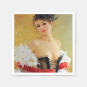 Zeitung Napkin Serviette (Vorderseite)