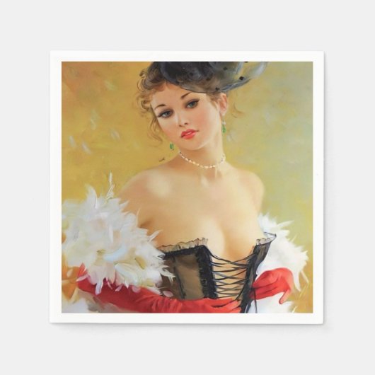 Zeitung Napkin Serviette (Vorderseite)