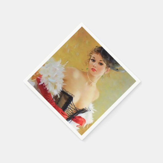 Zeitung Napkin Serviette (Ecke)