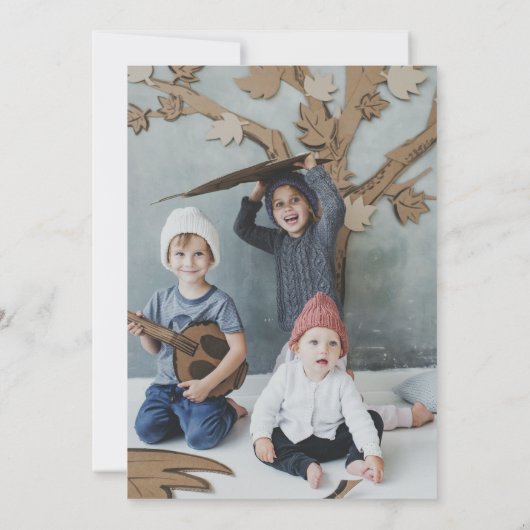 Zeitung New Zuhause Foto Moving Ankündigung (Rückseite)